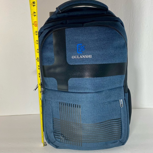 Oulanshi School Business Laptop Backpack with USB Charging Port - Picture 10 of 17